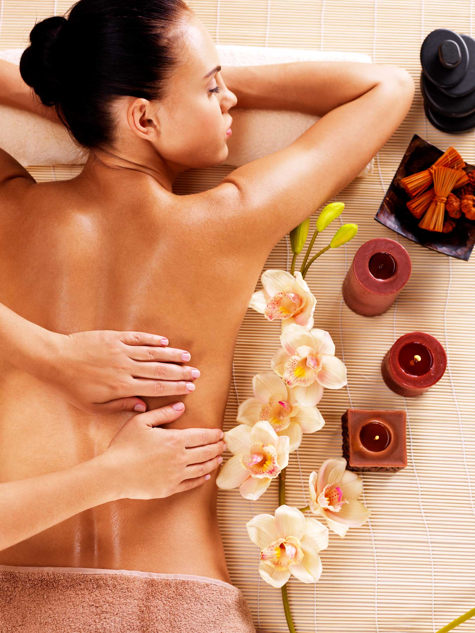 Lady in a Massage Therapy Treatment — Santa Monica, CA — Active Therapy Center
